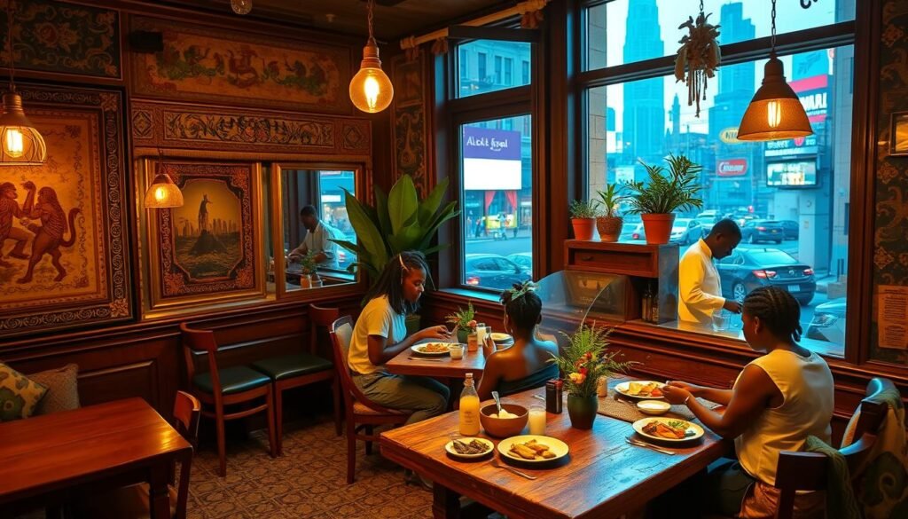 African restaurant in New York