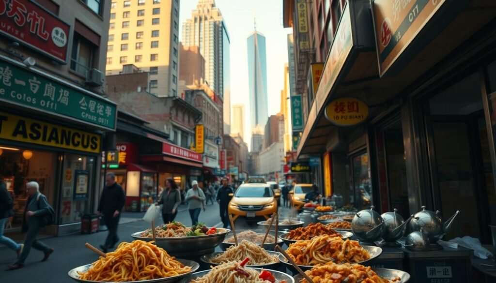 Asian takeout cuisine in NYC