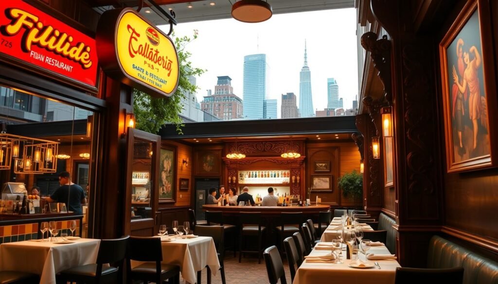 Filipino restaurant in Manhattan