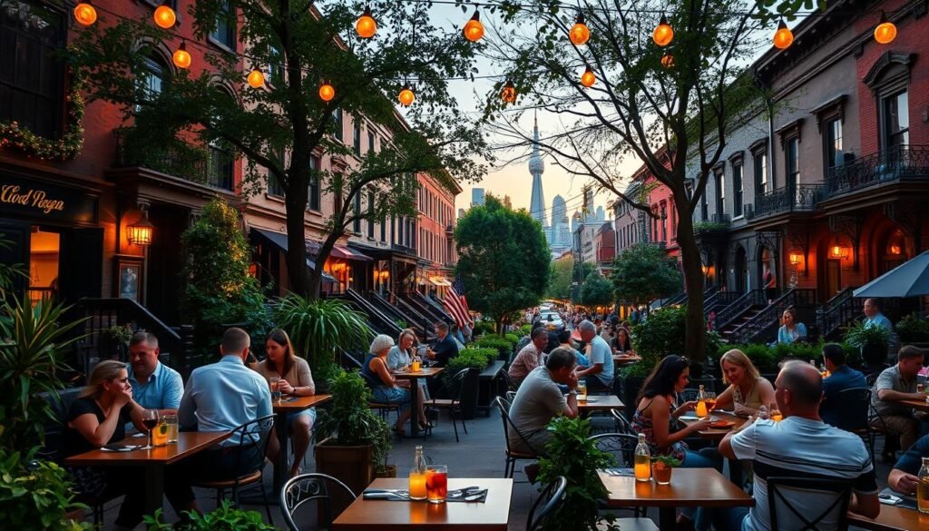 Queens outdoor dining