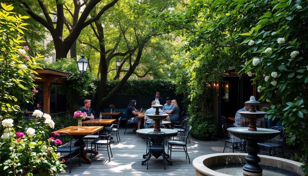 garden restaurants in New York City
