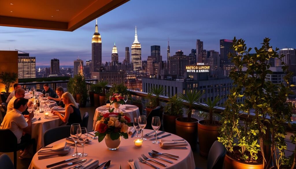 luxurious rooftop dining NYC
