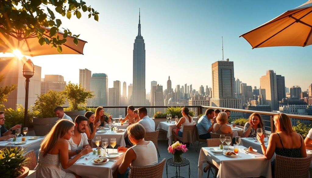 rooftop brunches NYC
