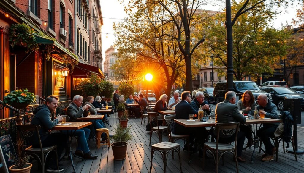 seasonal outdoor dining