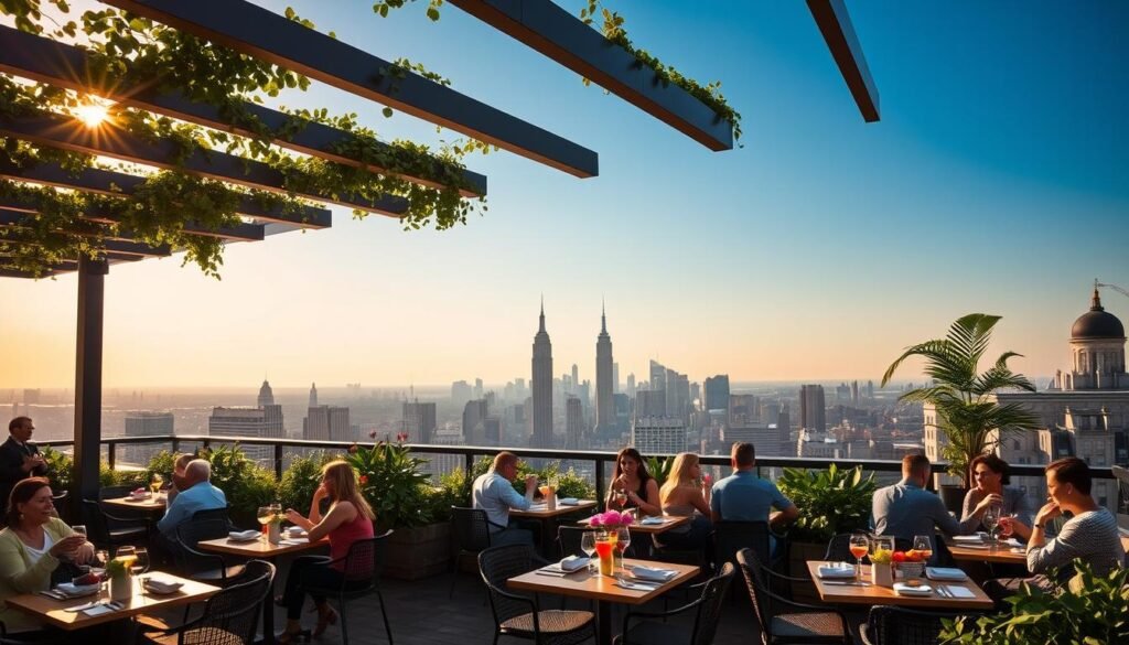seasonal rooftop dining NYC
