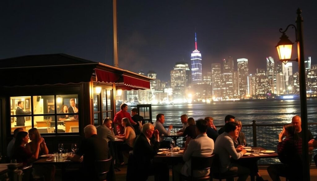 waterfront dining